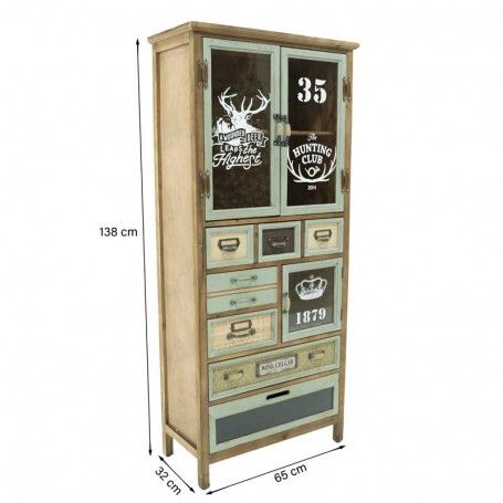 Mobile Vetrinetta Vintage H.148 cm