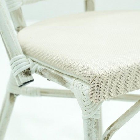 Sedia in Alluminio Effetto Bamboo