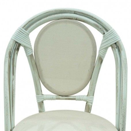 Sedia in Alluminio Effetto Bamboo