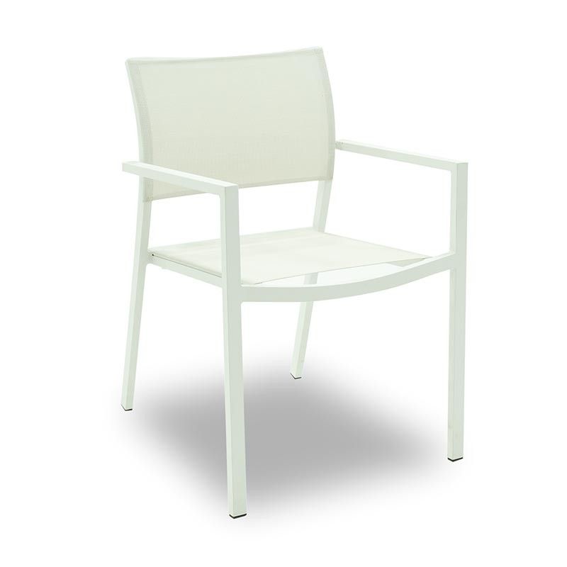 Tavolo Rettangolare Allungabile in Alluminio Bianco | Didone