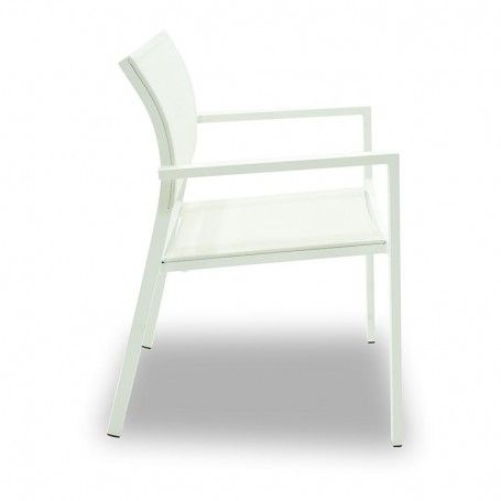 Tavolo Rettangolare Allungabile in Alluminio Bianco | Didone