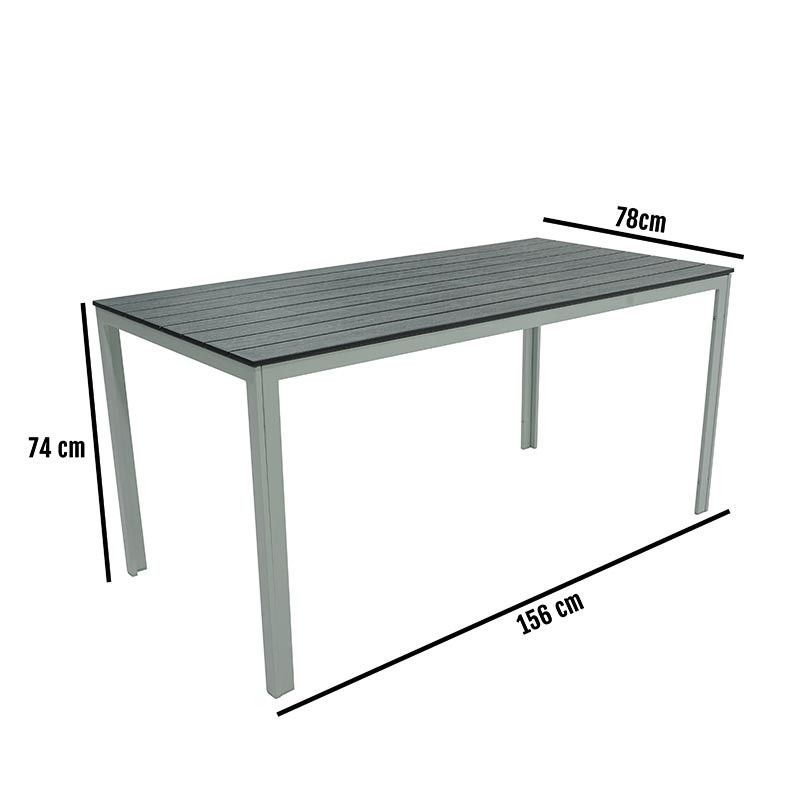 Set Tavolo e Sedie da Giardino, 6 persone - Altair