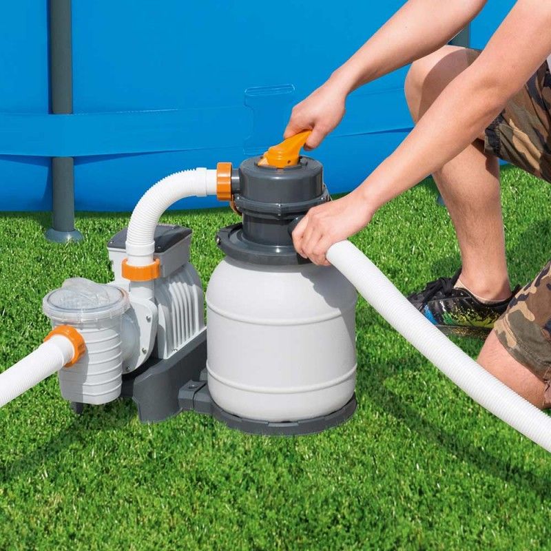 Filtro a Sabbia Bestway 58497 - Flusso Acqua 5.678 l/h - Flusso Sistema 5.300 l/h