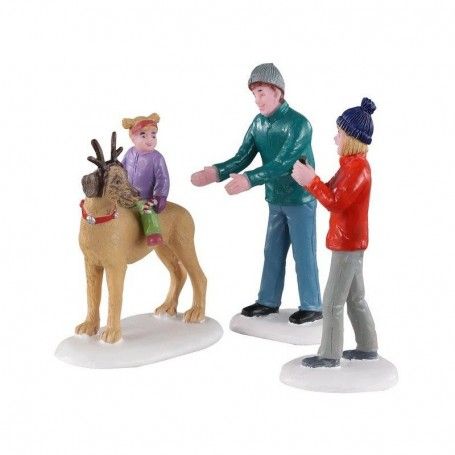 Rover Plays Rudolph Set of 3 - Cod. 02923 Lemax