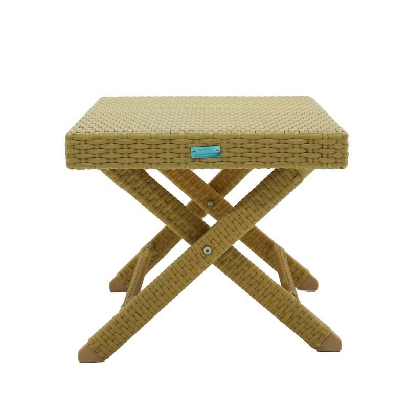 Lettino Prendisole da Giardino in Alluminio e Hularo Beige