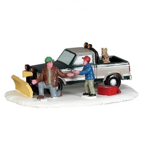 Snow Plow Set-Up - Lemax 53224