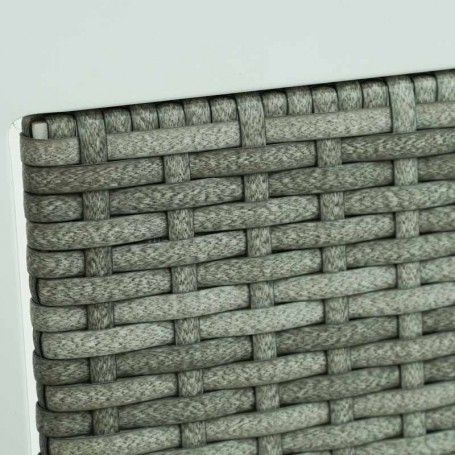 Fioriera in Alluminio Grigio 120x30x122 cm