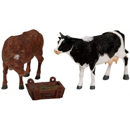 Feeding Cow & Bull Set of 3 - Lemax 12512