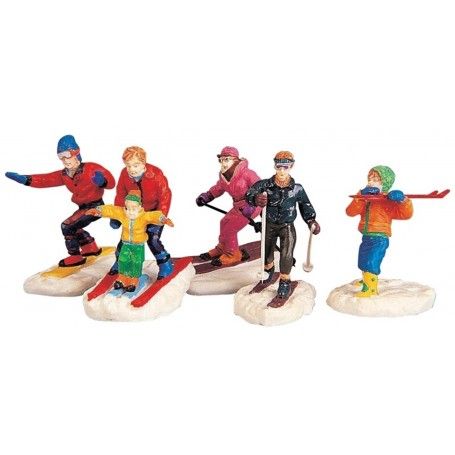Winter Fun Figurines Set of 5 - Lemax 92357