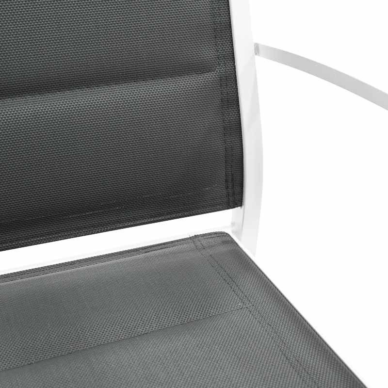 Tavolo Rettangolare Allungabile in Alluminio Bianco | Coffee