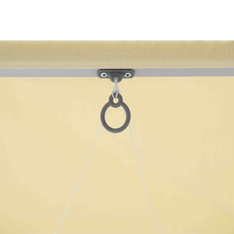 Lettino Prendisole da Giardino Ecrù