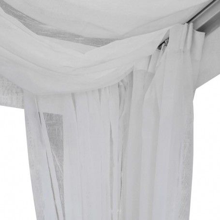 Baldacchino da Esterno in Alluminio Bianco 2x2xH.2,3 m