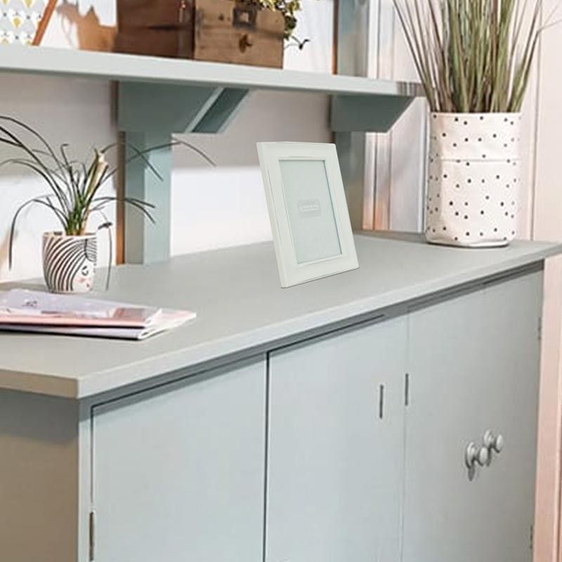 Cornice per Foto in Legno Bianco 19x14 cm