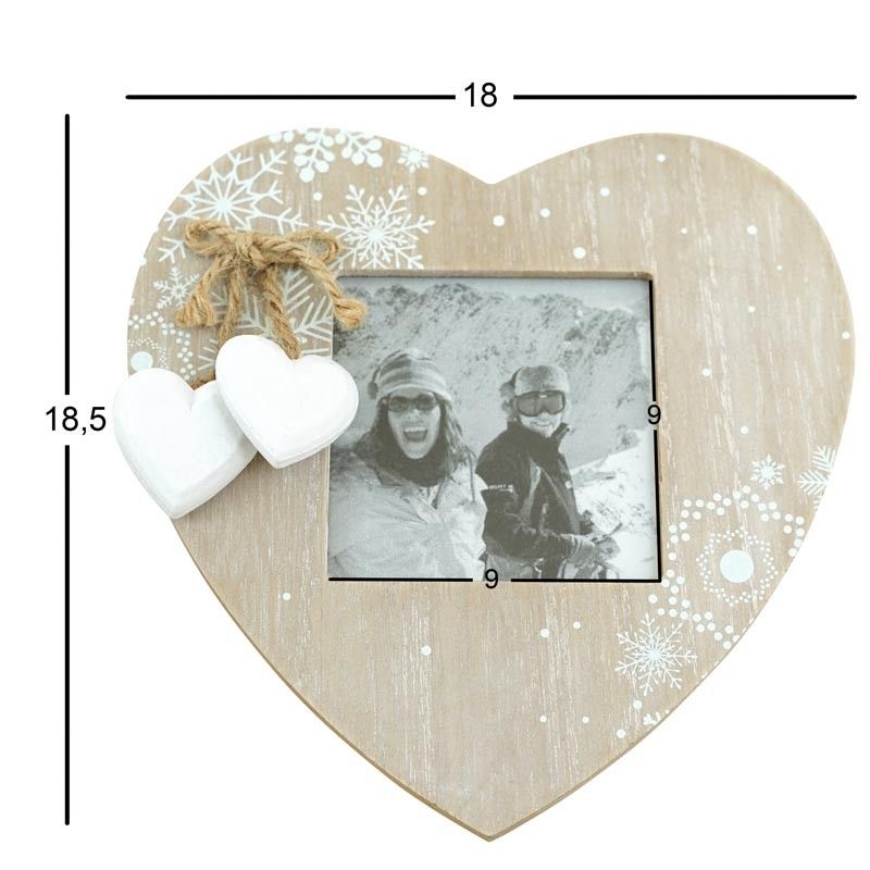 Cornice per Foto a Cuore in Legno
