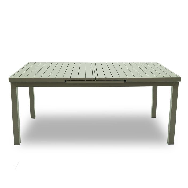 Tavolo Rettangolare Allungabile in Alluminio Tortora | Aci