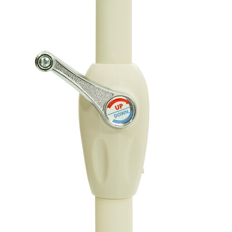 Ombrellone Palo Centrale da Esterno in Alluminio 3x2 mt Tortora | QD125