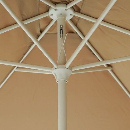 Ombrellone Palo Centrale da Esterno in Alluminio 3x2 mt Tortora | QD125