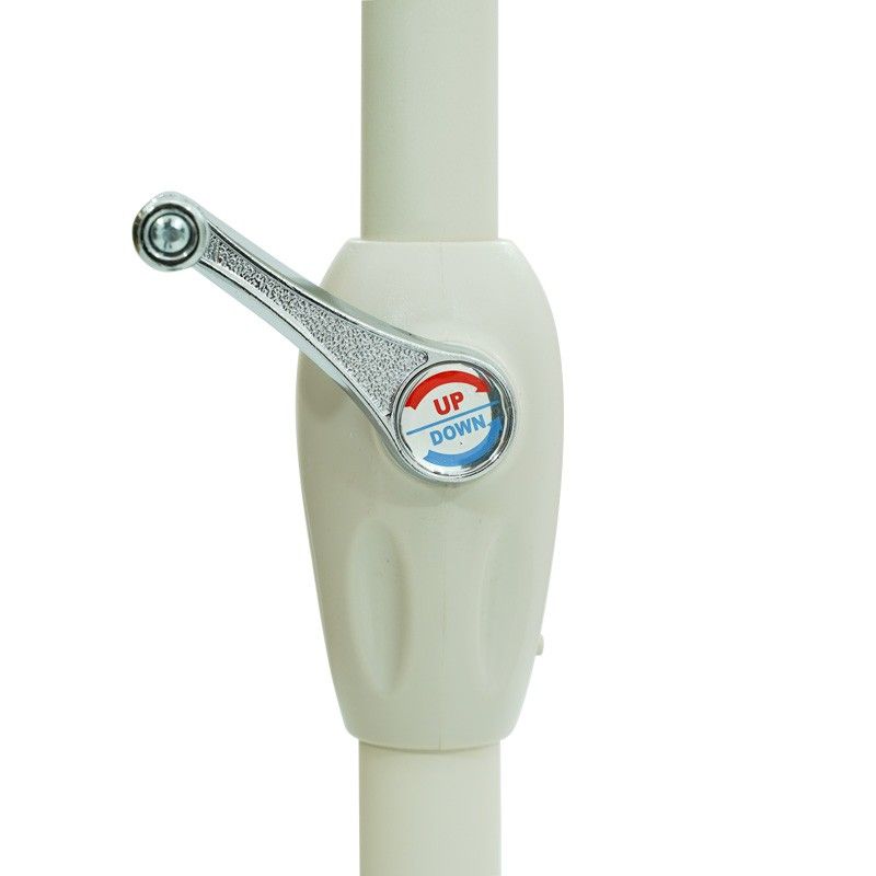 Ombrellone Palo Centrale da Esterno in Alluminio 3x2 mt Bianco | QD125