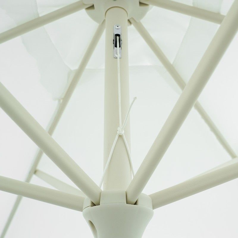 Ombrellone Palo Centrale da Esterno in Alluminio 3x2 mt Bianco | QD125