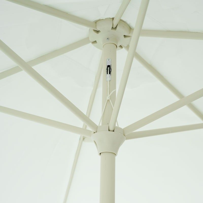 Ombrellone Palo Centrale da Esterno in Alluminio D. 280 cm Bianco | QD101