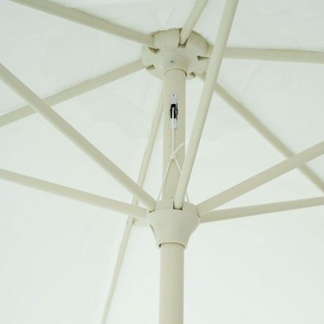 Ombrellone Palo Centrale da Esterno in Alluminio D. 280 cm Bianco | QD101
