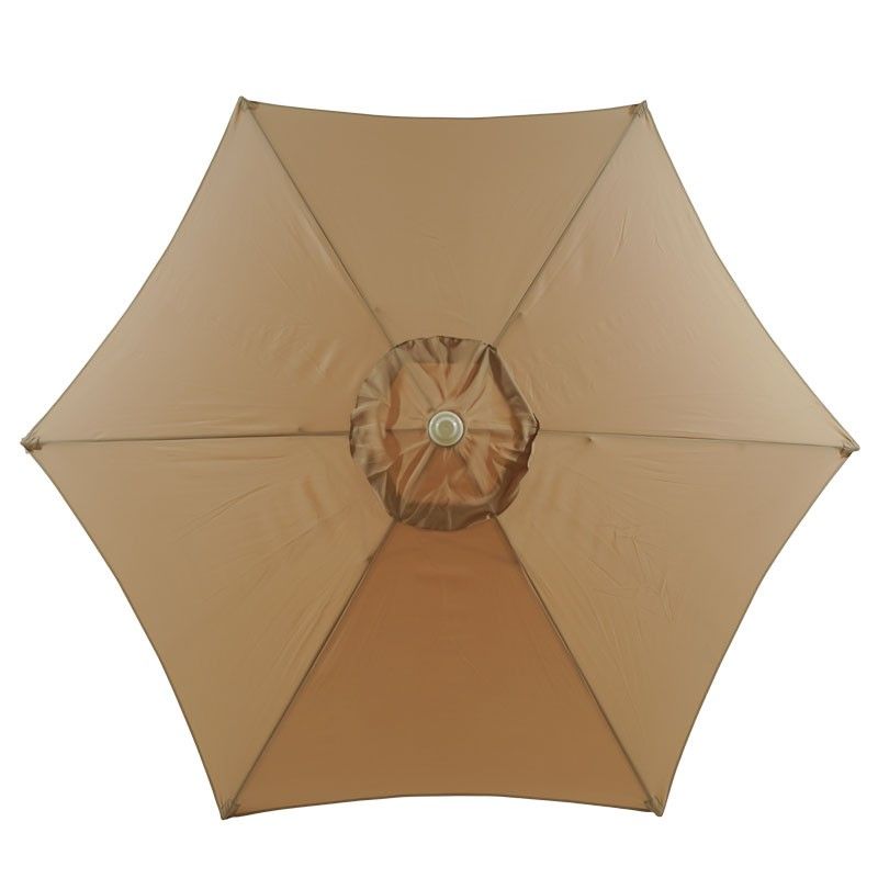 Ombrellone Palo Centrale da Esterno in Alluminio D. 280 cm Tortora | QD101