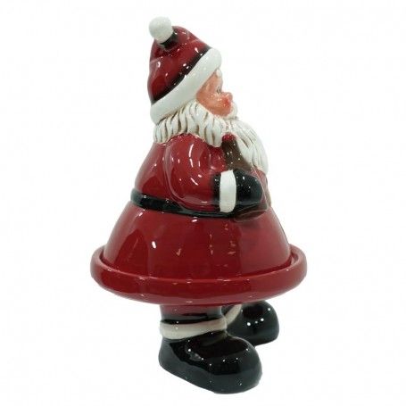 Alzatine Natalizie in Ceramica Set 2 Pz