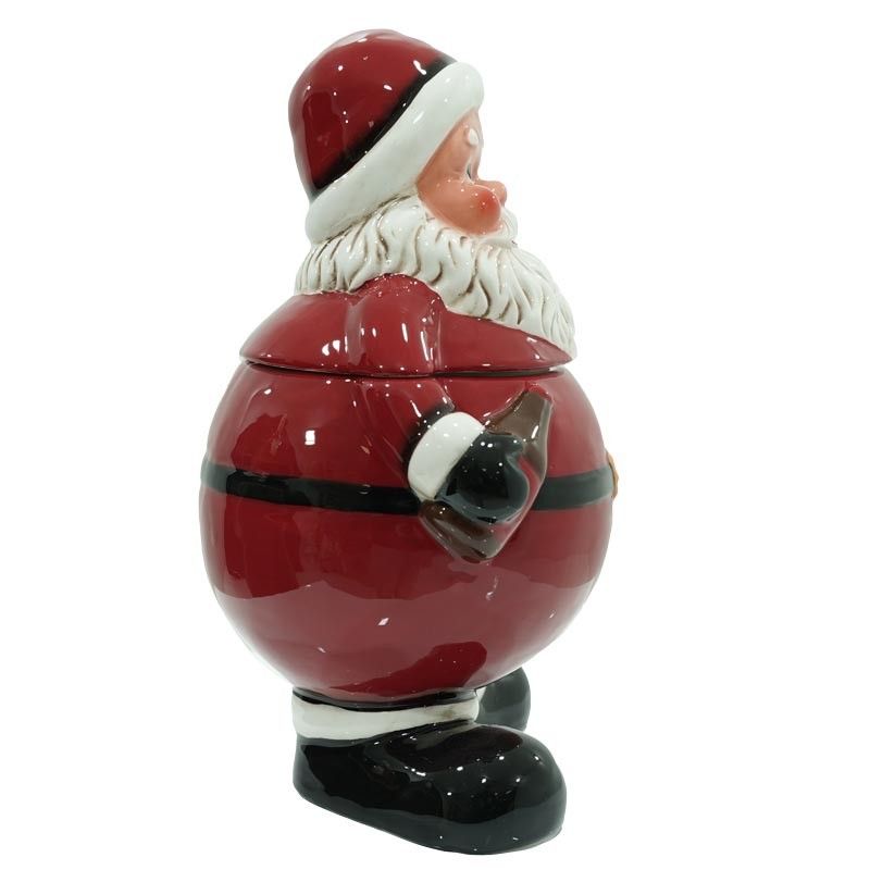 Porta Biscotti Natalizi in Ceramica Set 2 Pz