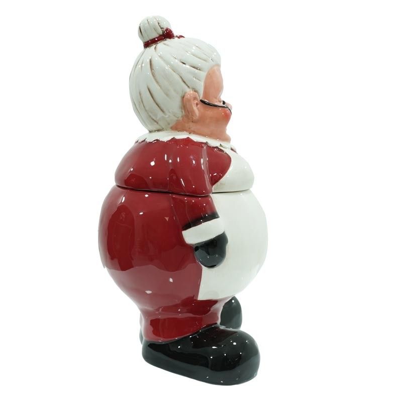 Porta Biscotti Natalizi in Ceramica Set 2 Pz