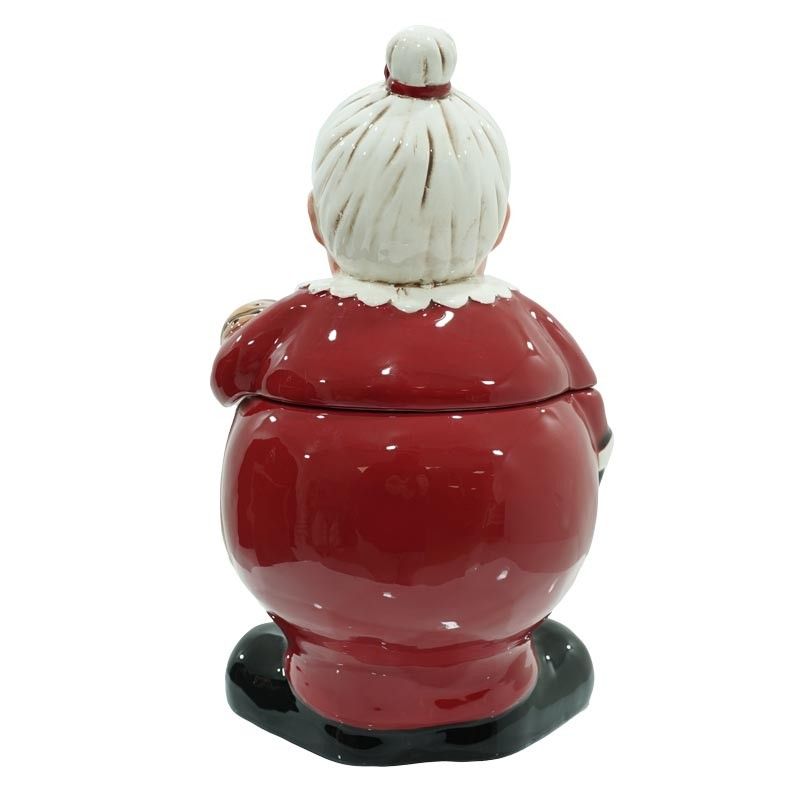 Porta Biscotti Natalizi in Ceramica Set 2 Pz