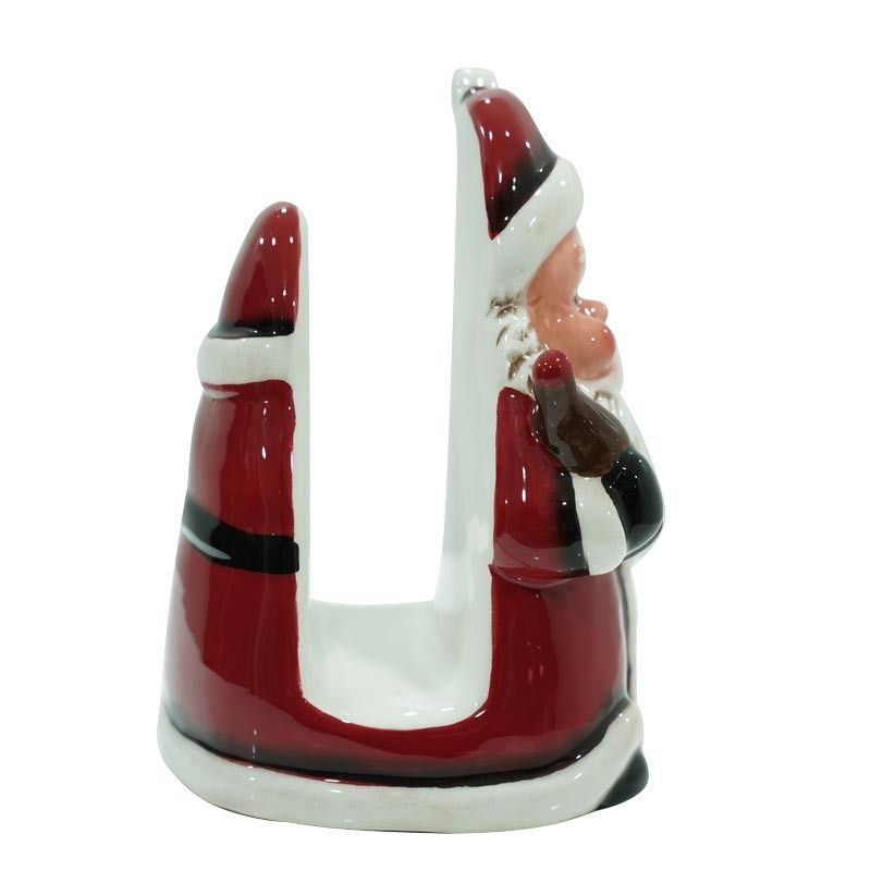 Porta Tovaglioli Natalizi in Ceramica Set 2 Pz