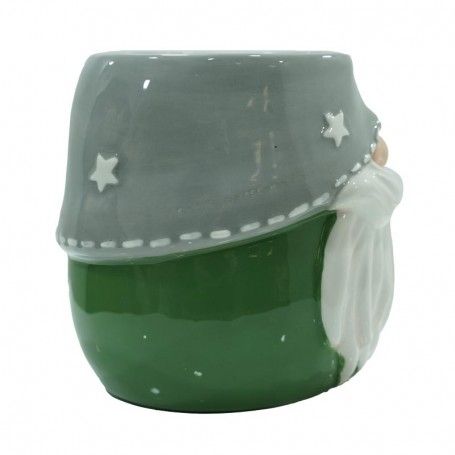 Tazze Natalizie Rossa e Verde in Ceramica Set 2 Pz