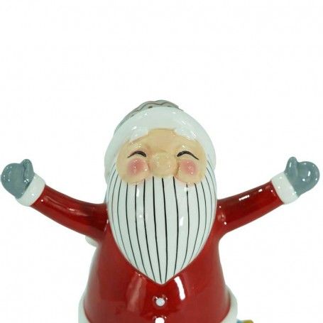 Babbo Natale con Abito Rosso in Ceramica H.20 cm