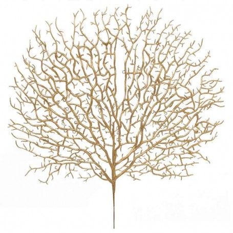 Ramo Natalizio Metallizzato L.52 cm 3 Colori