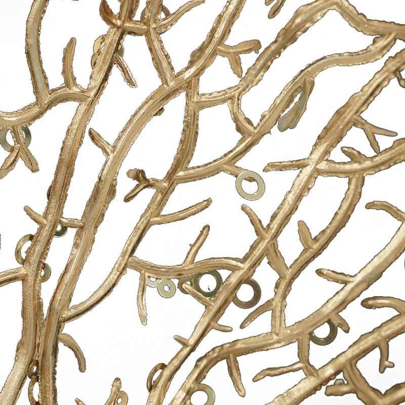 Ramo Natalizio Metallizzato L.52 cm 3 Colori