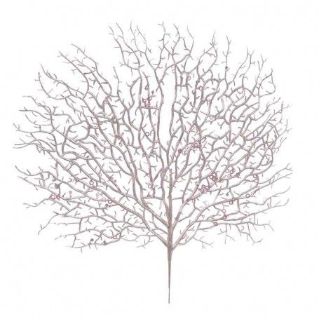 Ramo Natalizio Metallizzato L.52 cm 3 Colori