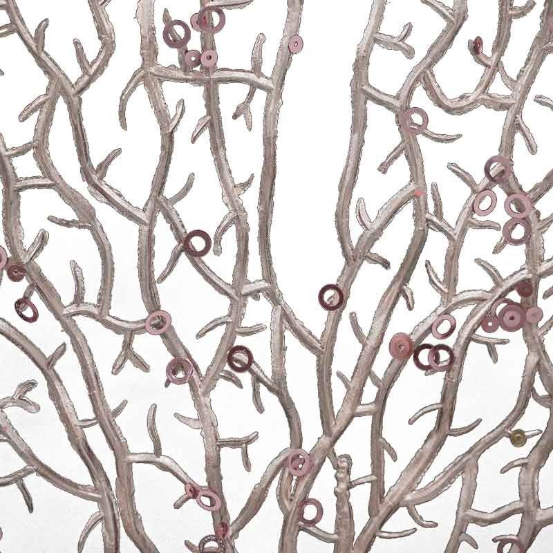 Ramo Natalizio Metallizzato L.52 cm 3 Colori