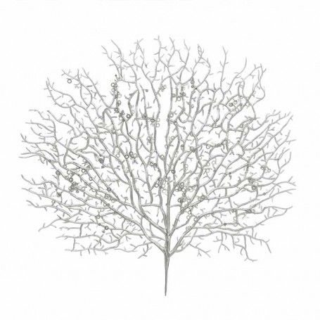 Ramo Natalizio Metallizzato L.52 cm 3 Colori