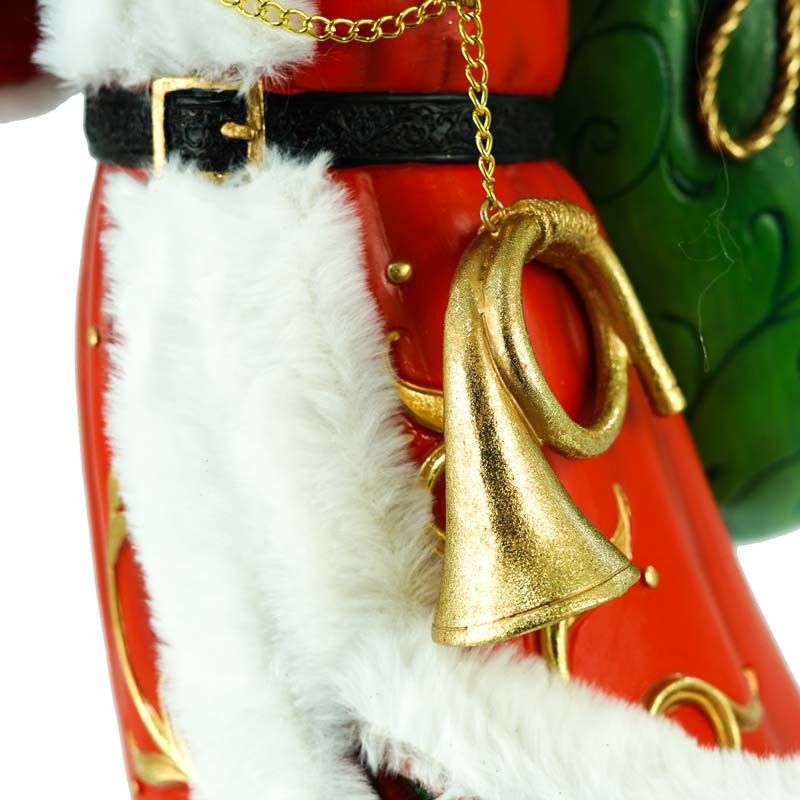 Babbo Natale con Albero e Doni in Resina H.52,5 cm