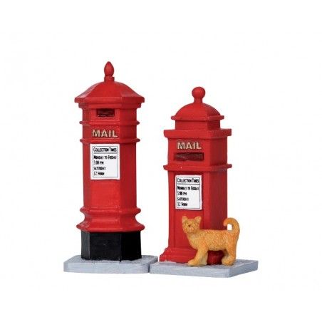 Victorian Mailboxes Set of 2 - Lemax 14362