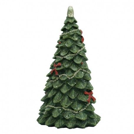 Alberello con Scena Natalizia Interna e Luci Led H.17,5 cm