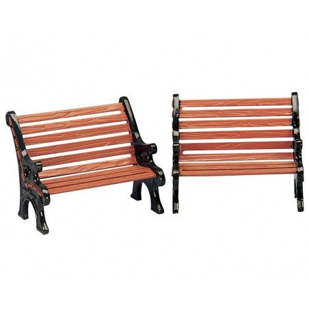 Park Bench Set Of 2 - Lemax 34895
