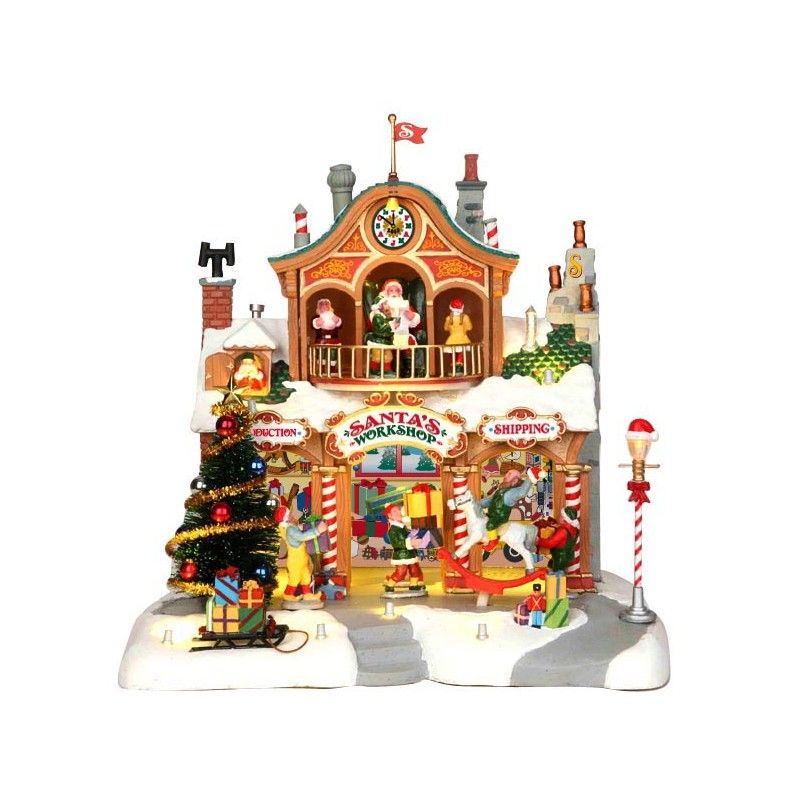 Santa's Workshop con Alimentatore 4.5V  - Lemax 35558