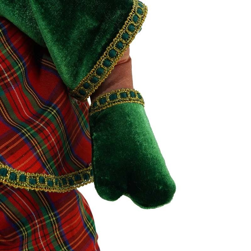 Elfo Natalizio Seduto H.50 cm