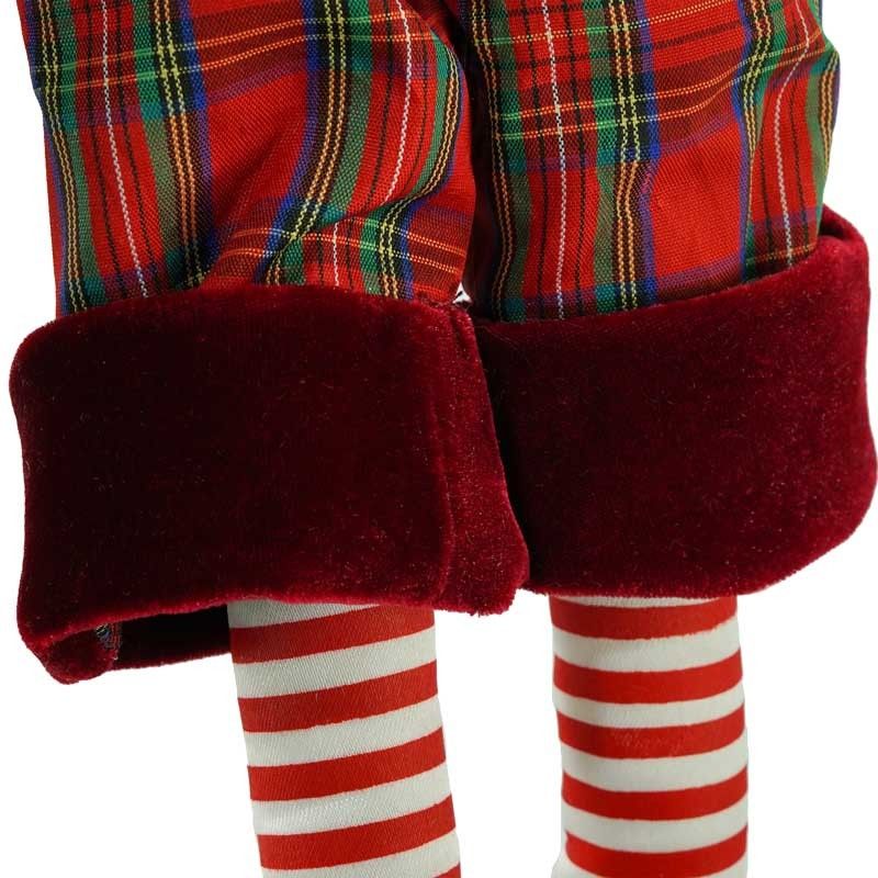 Elfo Natalizio Seduto H.50 cm