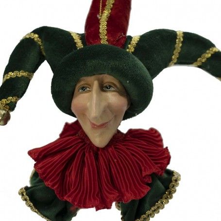 Jolly da Appendere Rosso e Verde H.13 cm