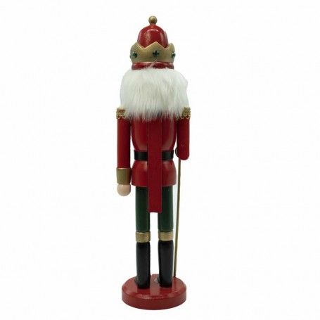 Schiaccianoci di Natale in Uniforme con Corona H.38 cm