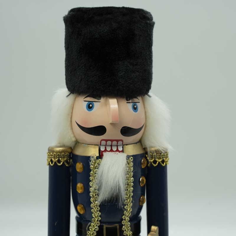 Schiaccianoci di Natale in Uniforme con Spada H.38 cm