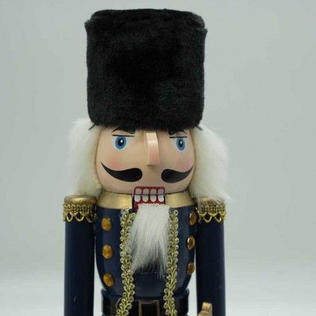 Schiaccianoci di Natale in Uniforme con Spada H.38 cm