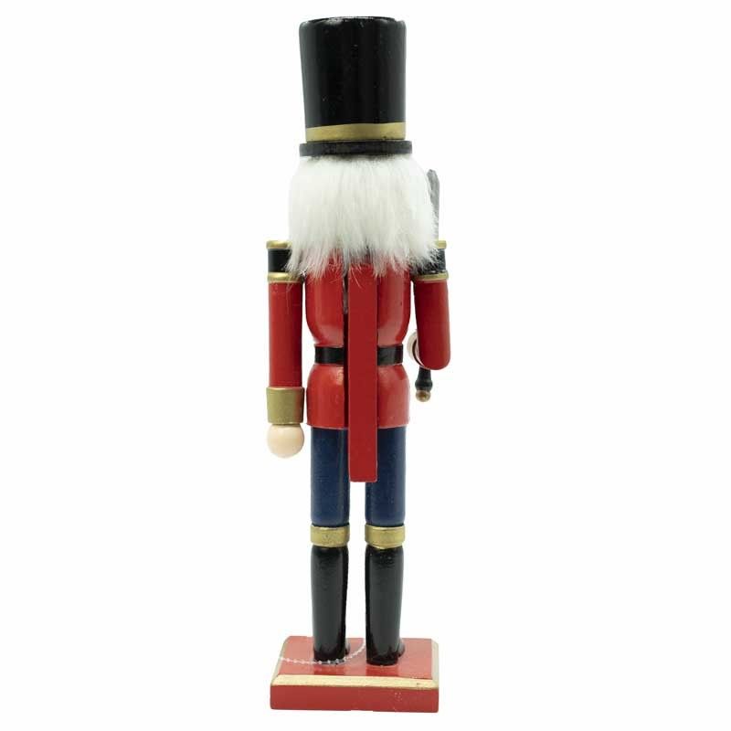 Schiaccianoci Natalizio in Uniforme con Spada H.30 cm